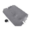Mievlyo Universal Leather Full Size Bench Truck Seat Cover Gray