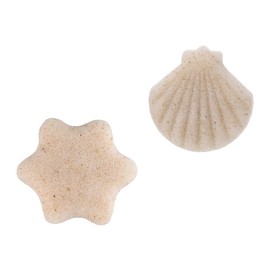 Baluue 2pcs Reusable Facial Exfoliating Sponge Gentle Makeup Remover Tool for Deep Cleansing for Daily Use and Travel Made from Natural Ingredients for Smooth Skin