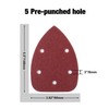 S SATC 100PCS Mouse Detail Sander Sandpaper Palm Mouse Sander