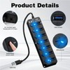 USB Hub with 7 Ports
