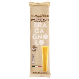 Pastificio Bragagnolo, Spaghettoni 805 Bronze-Drawn, 100% Italian Pasta, Made with Durum Wheat Semolina Flour, Non GMO (1 Pound Bag)