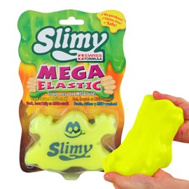 SLIMY Mega Elastic 150 g - Original Mega Slime Play Clay for Children, Fun with Super Stretchy Slime in the Original Slimy Tin, Elastic Play Clay (Toy from 3 Years), Colour: Yellow