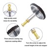 Bathtub Plug 43 mm Bathtub Universal Bath Plug Rustproof High