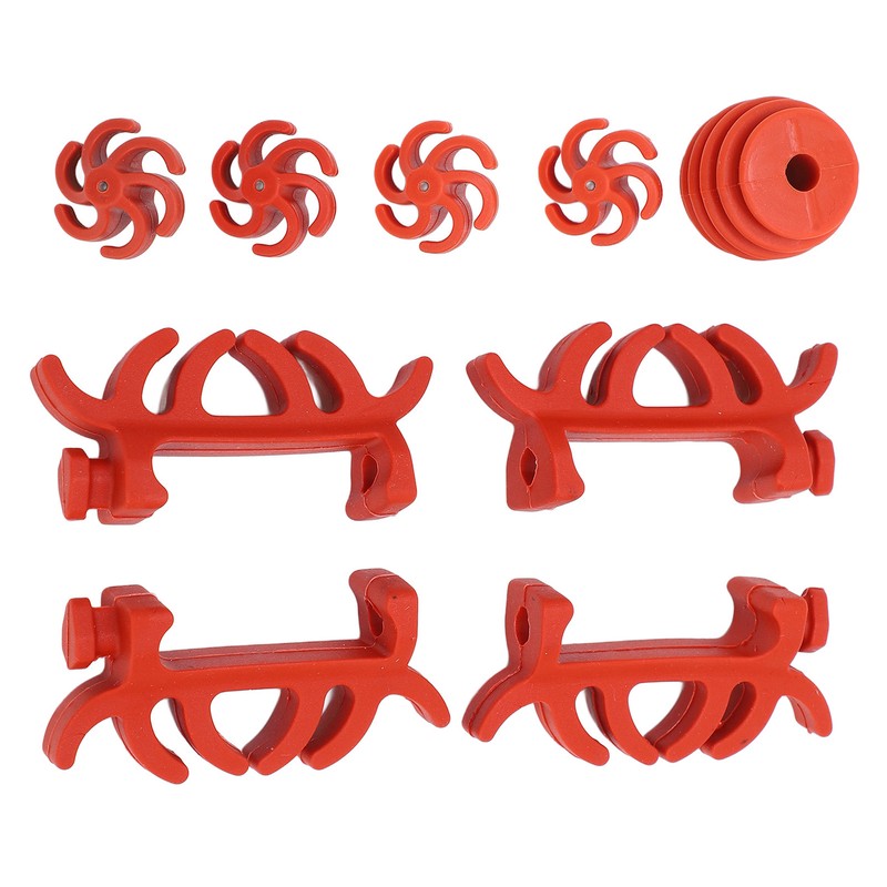 Rubber Shock Absorption Set Bow String Piece Dampening Stabilizer for