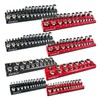 8Pcs Magnetic Socket Organizer Set, 1/2", 1/4" and 3/8" SAE