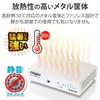 エレコム スイッチングハブ ギガビット 5ポート 金属筐体 マグネット付 電源内蔵 ホワイト EHC-G05MN2-HJW