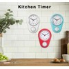 Uadme Wall Clock,9 Inch Quartz Clock 60 Minutes Countdown Timer,Multifunction