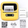 L9 Label Maker, 3 Inch Thermal Printer Support 25-80mm Width