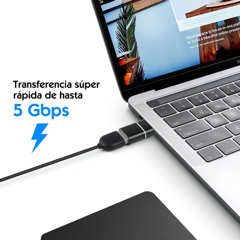 HEEDU Adaptador USB C a USB 3.0, Adaptador USB C(2