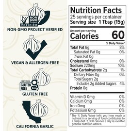 Garlic Expressions Vinaigrette Salad Dressing, Marinade | Non GMO, Vegan, Gluten Free Garlic Oil Vinaigrette Dressing | 12 Ct