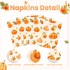 Fall Pumpkin Napkins Pumpkin Cocktail Napkins Party Supplies 100pcs