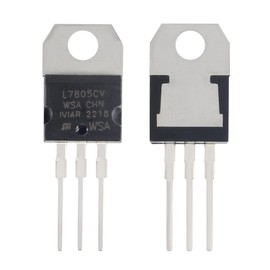 12Pcs L7805CV IC Positive Voltage Regulator Output 5V 1.5A L7805 Three-Terminal Regulator 3Pin for Regulated Limiting Circuit Communication Integrated Circuits