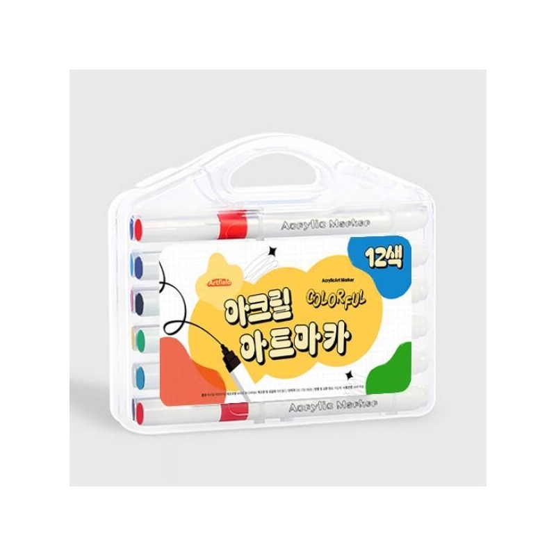 Artbox/Hosa Stationery Artfield Acrylic Art Markers 60 Colors / 아트박스호사문구