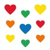 Stickerscape Rainbow Heart Wall Stickers Perfect for A Childs Bedroom,