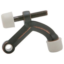 Ives 2.5 in. H Aged Bronze Aluminum Hinge Pin Door Stop Mounts to door