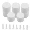 Ipetboom 8pcs Travel Containers for Toiletries Leak Cream Jars with