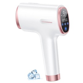Max 21J Laser Hair Removal Device with Ice Cooling 9 Levels, Rosa