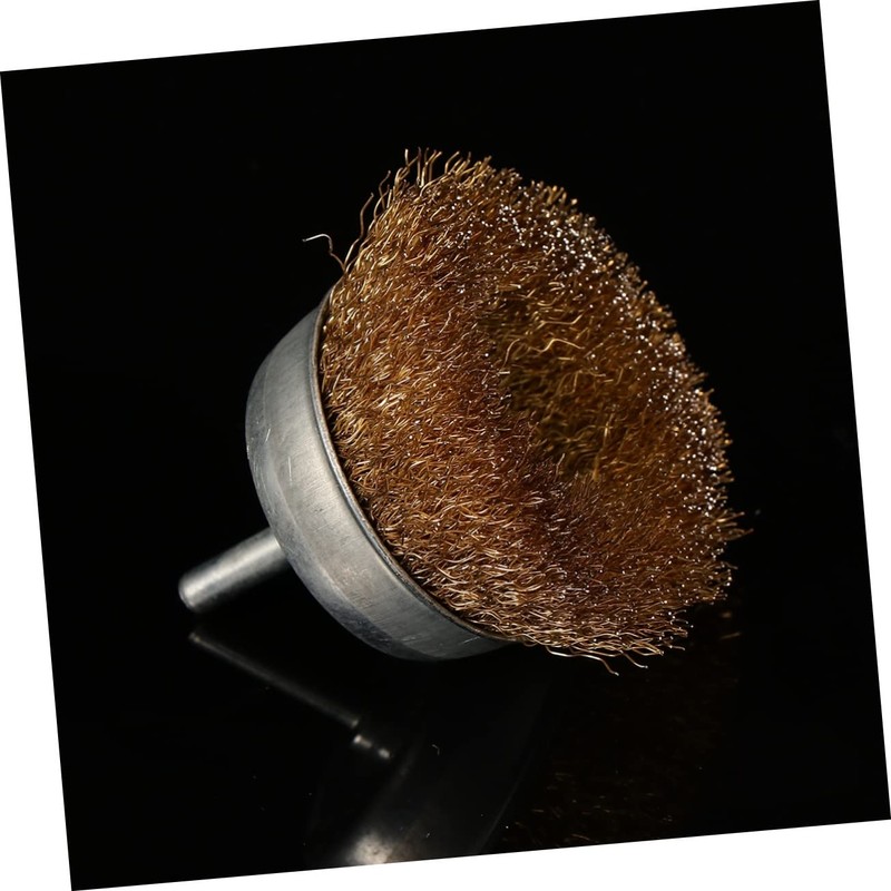 Baluue 4pcs Wire Wheel Brush Polishing and Cleaning Abrasive Rotary