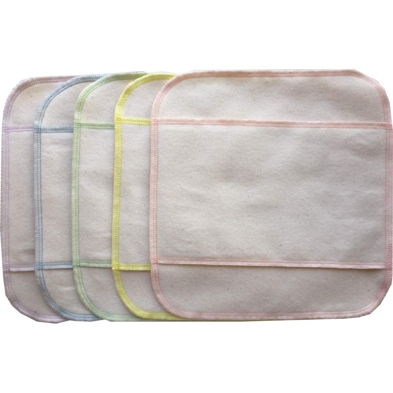 Sweet and Koton Cloth Napkins, Plain, Pastel Colors, Set of
