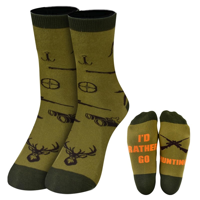 OEAGO Stocking Fillers for Men，Christmas 9-11 Funny Socks for Men