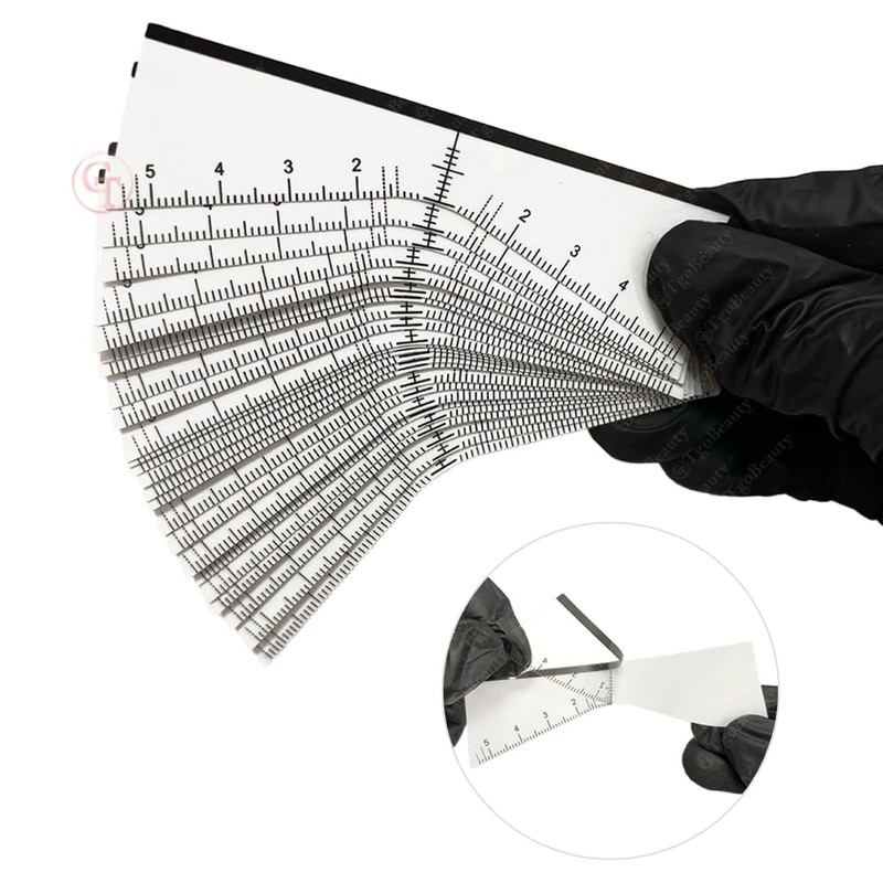 10pcs/bag Disposable Brow Shape Design Stickers Microblading Mapping Brow Tools