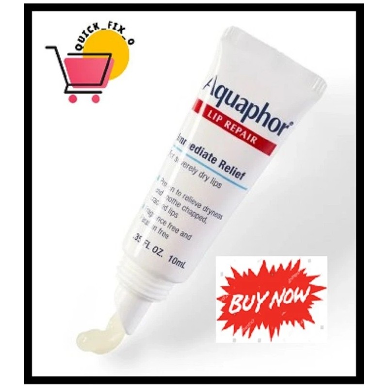 Aquaphor Lip Repair Ointment - Long-lasting Moisture, 0.35 Fl Oz