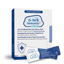 G-NiiB Immunity+ (SIM01) | Digestive Probiotics and Prebiotics with Zinc, Vitamin B6 and B1 for Immunity and Energy | 7 sachets
