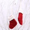 Christmas Cutlery Holders- 6PCS Christmas Tableware Covers Mini Stockings Sock