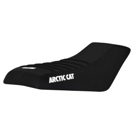Enjoy Mfg Arctic Cat 250 300 400 454 500 4x4 2x4 Seat Cover ALL BLACK - BLACK RIBS #277