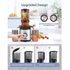 Ganiza Juicer Machines, Slow Masticating Juicers with Large Feed Chute