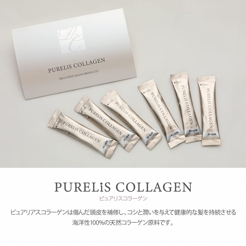 PURELiS COLLAGEN Pure Risu Collagen 0.05 oz (1.5 g) x