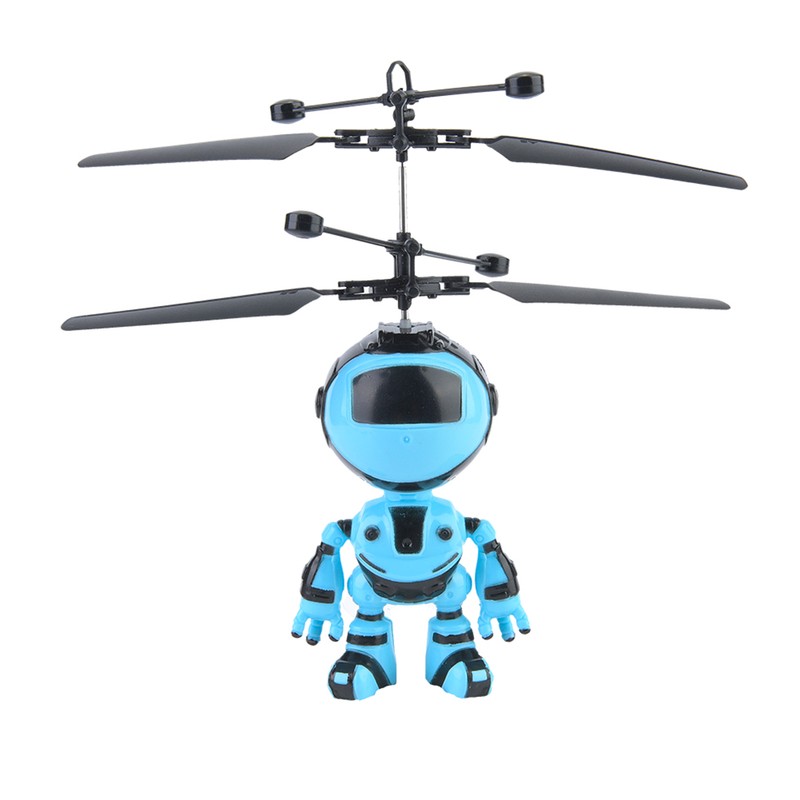 Cute USB Charging Hand Induction Robot Suspension Aircraft Children Toy