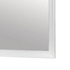 Benjara RYLA Dresser Vanity Mirror, 38 Inch Square Frame, White