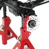 HYBDX RC TRX4 TRX6 counterweight Black Coated Door Shaft, Brass