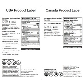 Food to Live Organic Buckwheat Kasha (Grechka, Toasted Whole Groats, Non-GMO, Kosher, Sirtfood, Bulk) by Food to Live – 1 Pound