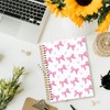 Yetmadi Pink Bow Heart Coquette Notebook Journal, Trendy Pink Bow