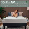 Nestl Green Tea Queen Mattress 10 Inch - Cooling Graphite