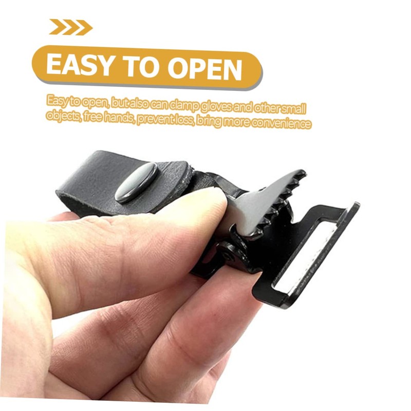 Sosoport 2pcs Anti-lost Glove Clip for and Photographers Ergonomic Mitten