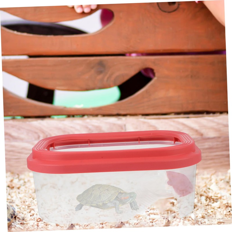 VILLFUL Turtle Tank with Sunbathing Platform Large Aquatic Turtle Habitat