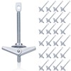 Silkfly 25 Pcs 1/4 x 4 Inch Eye Lag Toggle