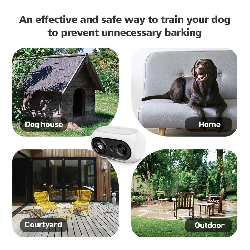 Anti Barking Device, Dog Barking Deterrent Devices up to 50FT