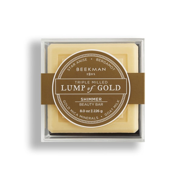 Beekman 1802 Lump of Gold Shimmer Beauty Bar 8 oz.