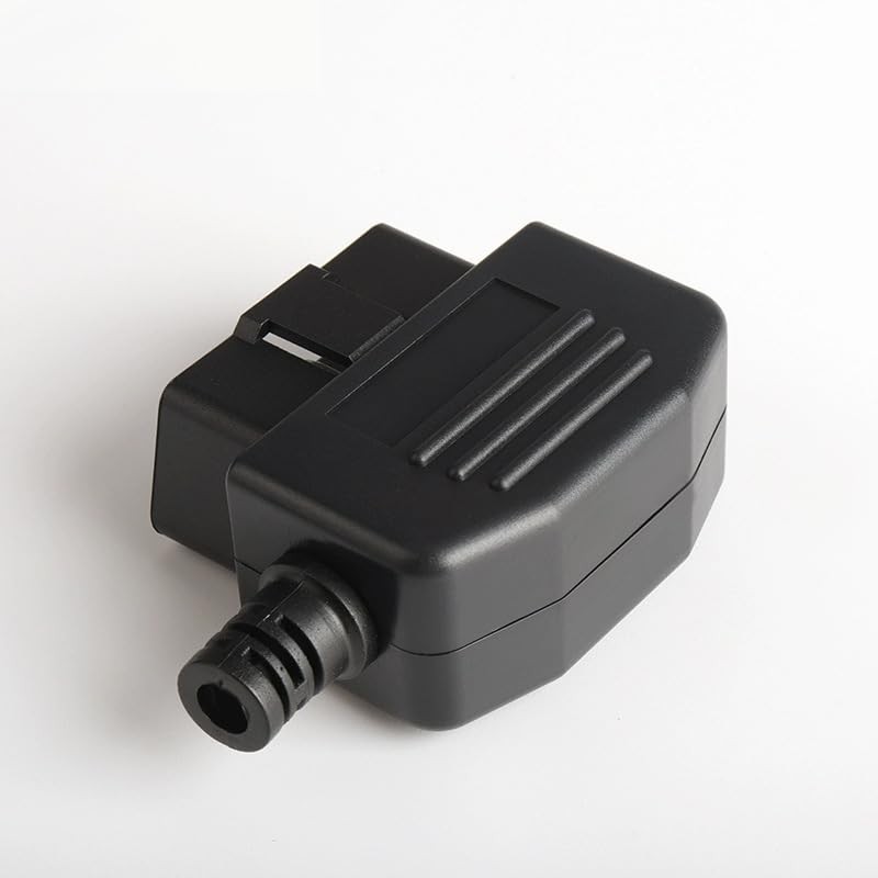 Talcols 2 Stück OBD2 16-Nadel Anschluss Diagnosewerkzeug Adapter Auto Zubehör