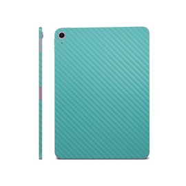 Carbon Fiber iPad Skin Compatible with Apple iPad A16 11 Gen (2025) - Solid Turquoise - Premium 3M Vinyl Protective Wrap Decal Cover - Easy to Apply | Crafted in The USA by MightySkins