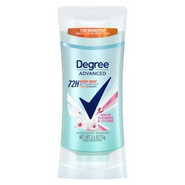 Degree Degree Advanced Protection Antiperspirant Deodorant White Flowers & Lychee for 72-Hour Sweat & Odor Control for Women, with Body Heat Activated Technology, 2.6 oz