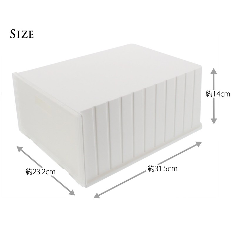 Fudogiken F2606 Shoe Box, Eye-Zook, Stackable Set, Set of 2,