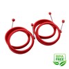 Nuwave Silicone Egg Rings, PFAS Free, Food-Grade, 4 Pcs, Non-Stick,