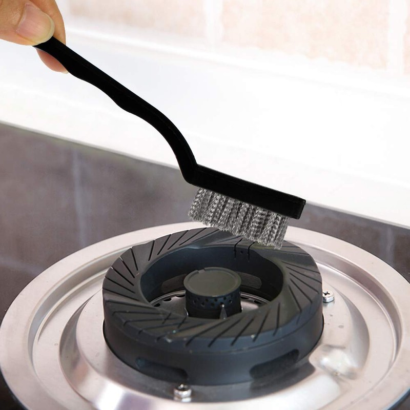 Topbuti 15 Pcs Mini Stainless Steel Wire Brush Set for