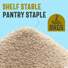 One in a Mill Instant Dry Yeast | 1.1 LB (Pack Of 2) [IMPROVED] Fast Acting Self Rising Yeast for Baking Bread, Cake, Pizza Dough Crust | Kosher | Quick Rapid Rise Leavening Agent for Pastries