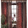 GURU SHOP Boho Patchwork Curtains, 1 Pair Bohemia Curtain Made